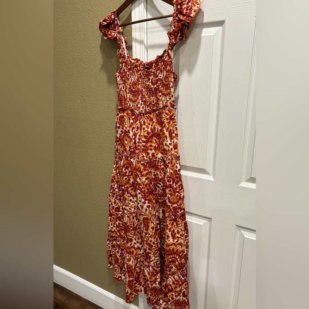 House of Harlow 1960 Smocked Maxi Dresses size Small - Picture 4 of 7